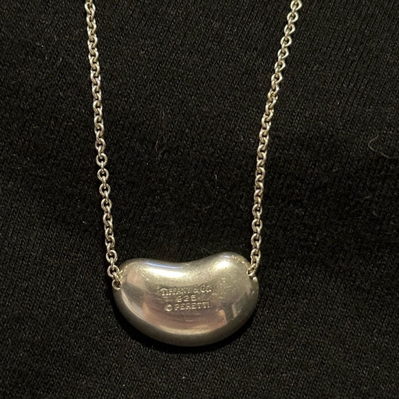Vintage, authentic Tiffany’s Elsa Peretti Bean necklace. - Picture 3 of 7
